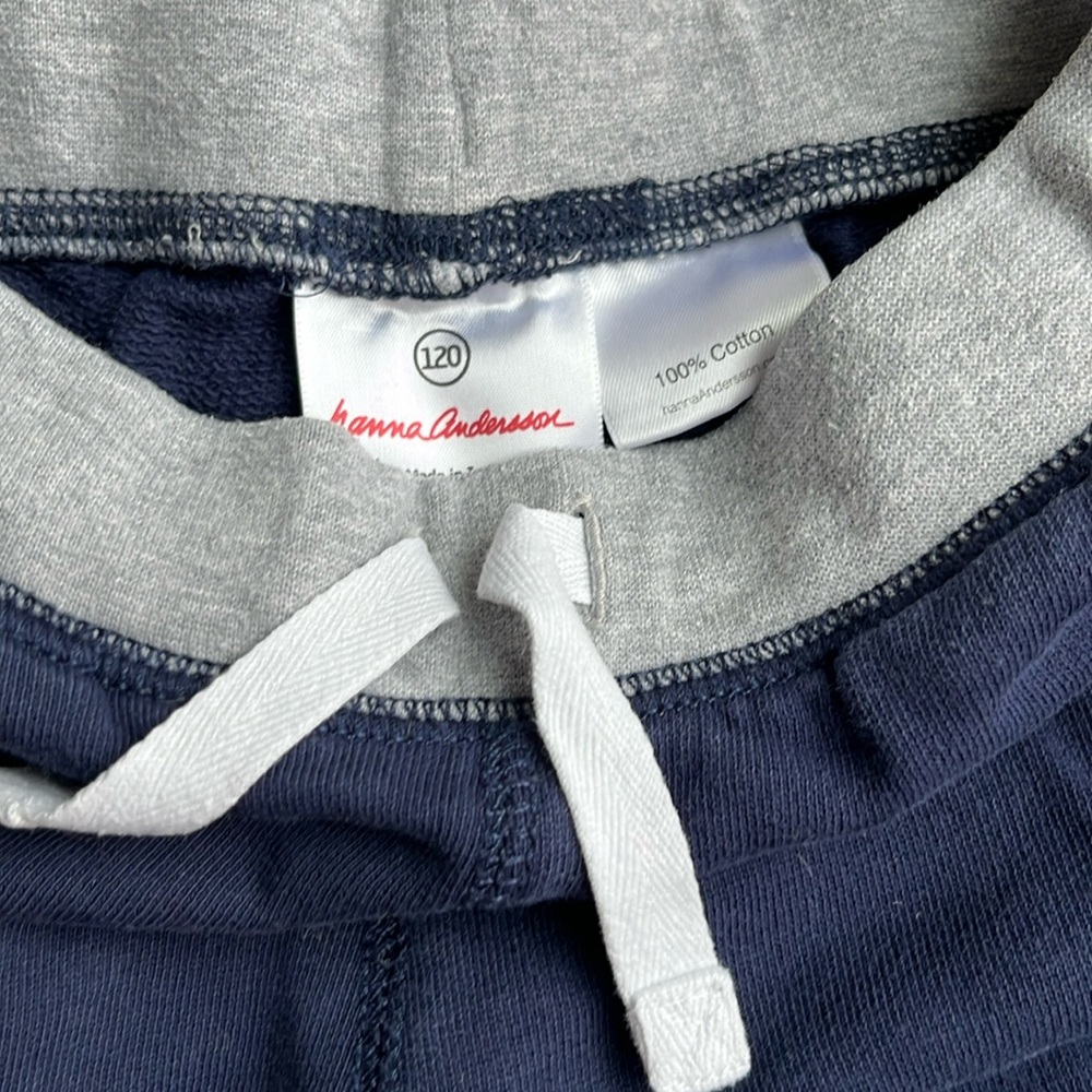 Hanna Andersson sweatpants.  Size 120.  Good used condition.  No stains.